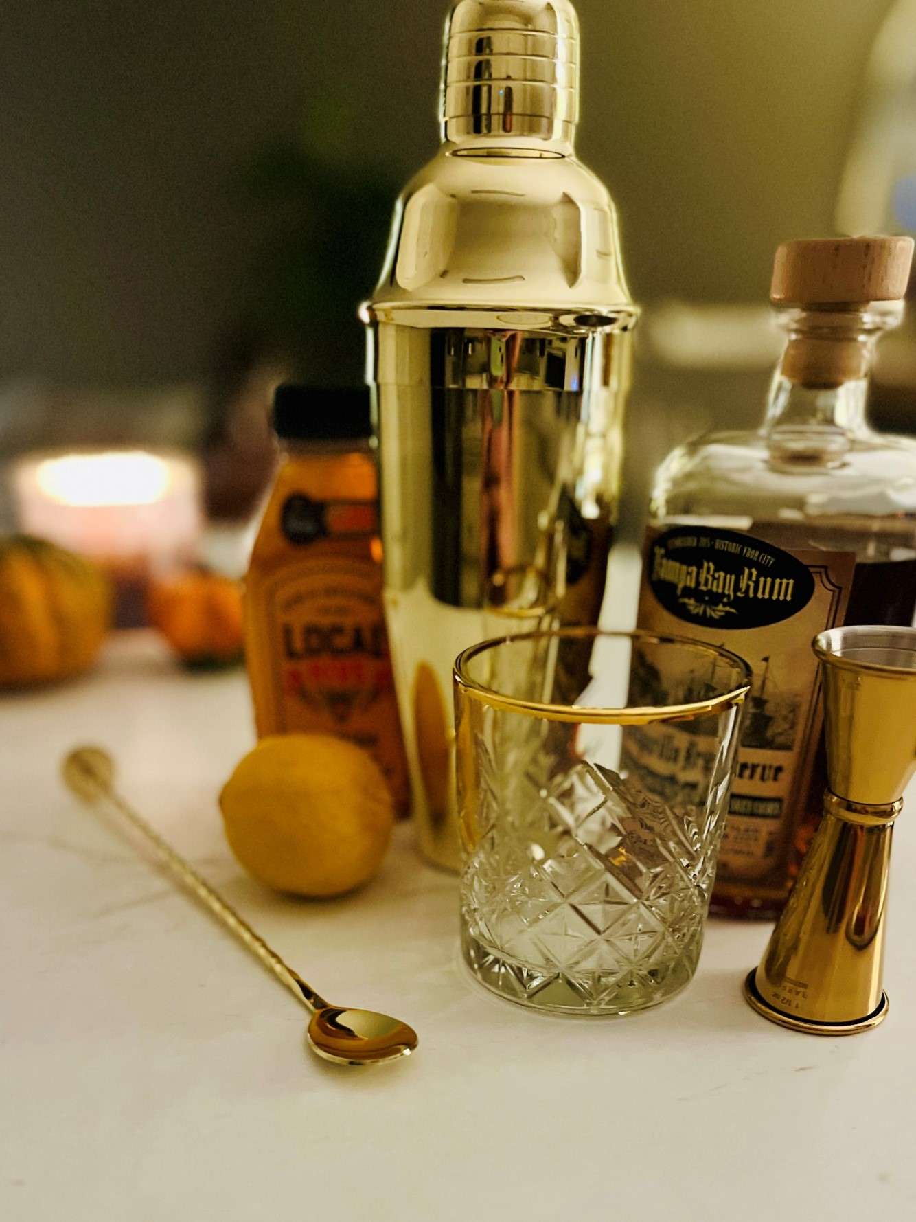 Velvet Pour luxury mobile bar setup for cocktail and mocktail catering in Tampa Bay