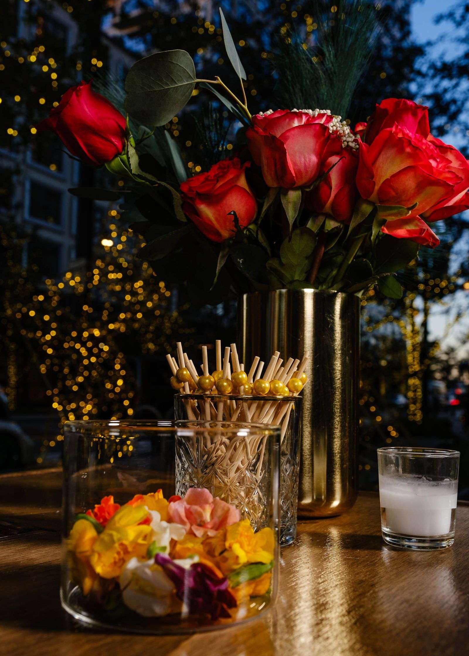 Velvet Pour Bar at a wedding reception